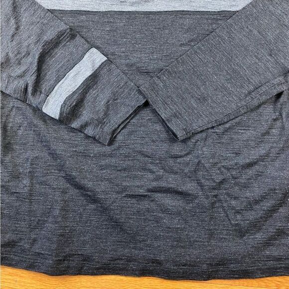 Ibex Men’s 1/4 Zip Merino Wool Sweater Gray Size Large - Picture 6 of 11